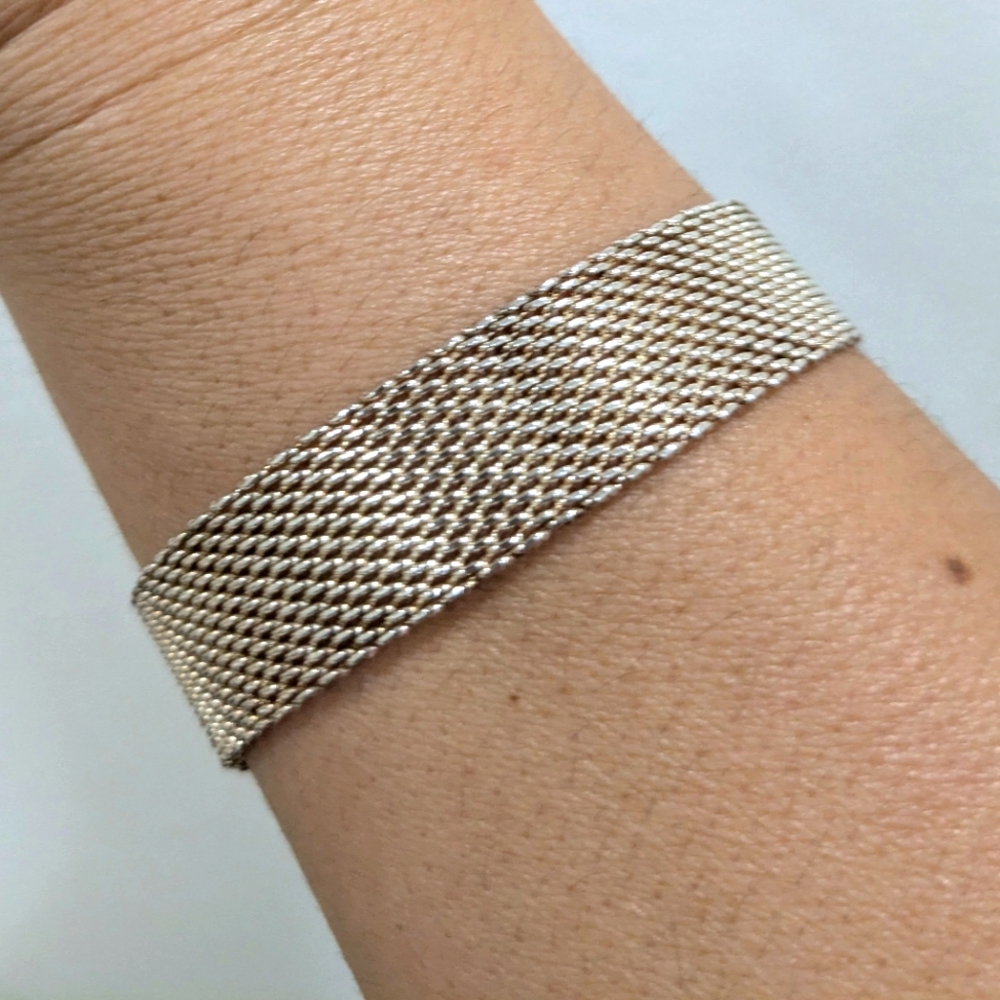 Sterling Silver Mesh Bracelet